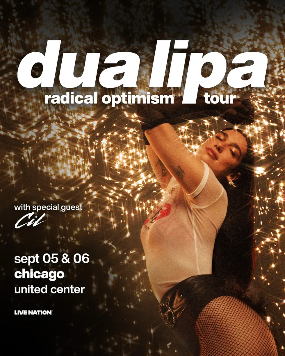 Dua Lipa concert poster