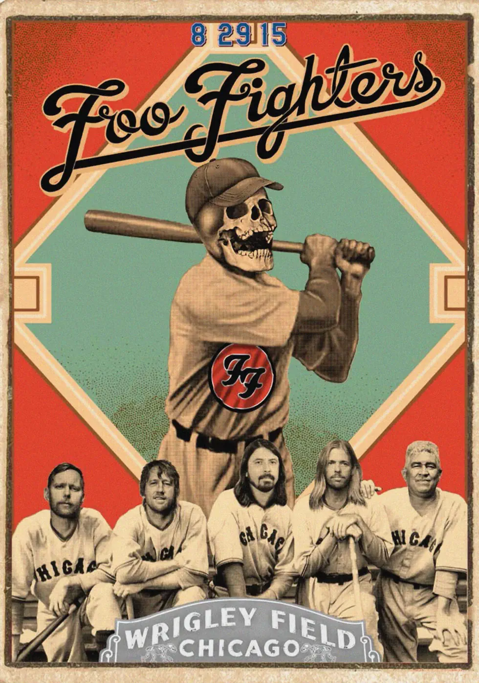 Foo Fighters concert poster