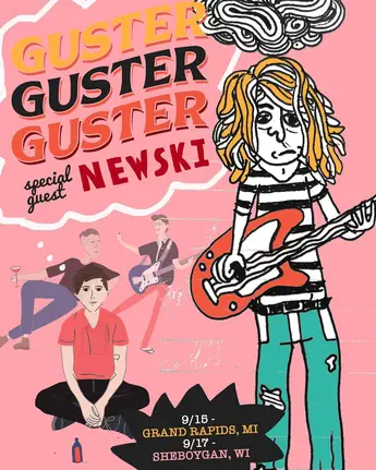Guster concert poster