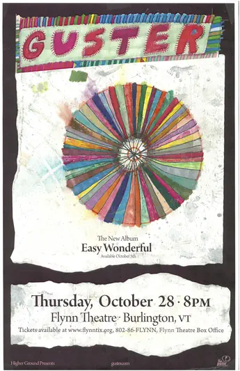 Guster concert poster