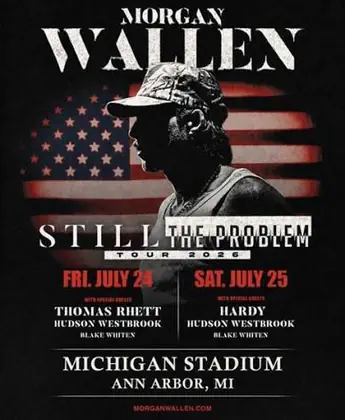 Morgan Wallen concert poster