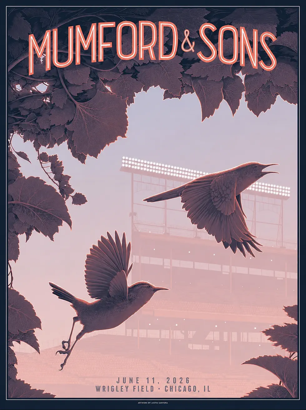 Mumford & Sons concert poster