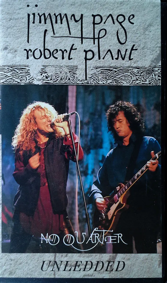 Jimmy Page & Robert Plant: No Quarter/Unledded concert poster