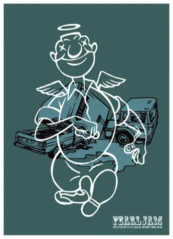 Pearl Jam concert poster