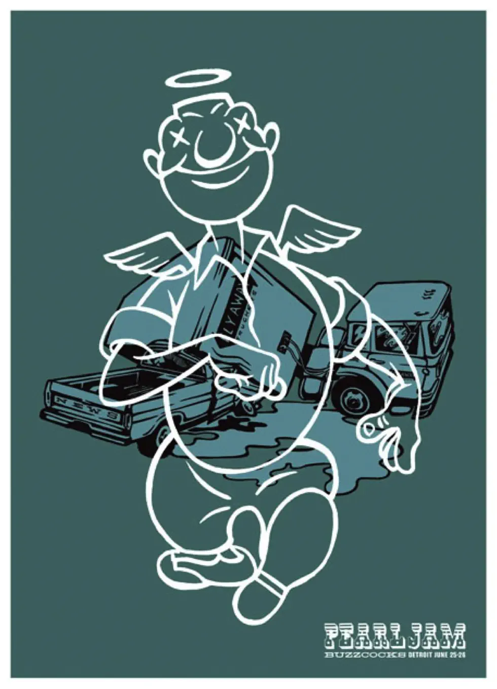 Pearl Jam concert poster