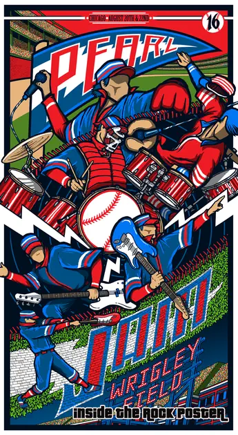 Pearl Jam concert poster