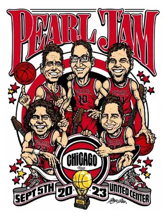 Pearl Jam concert poster
