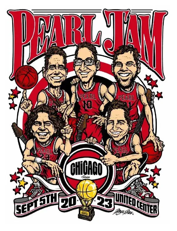 Pearl Jam concert poster