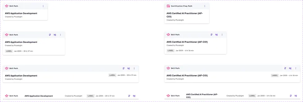 Pando Design System new cards layout